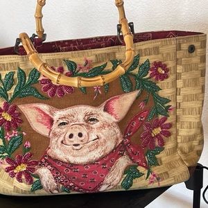 Isabella fiore beaded satchel